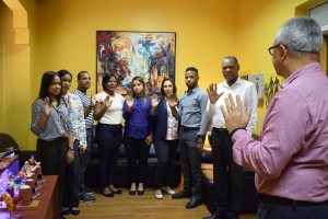 DIRECTOR EJECUTIVO DE FODEARTE JURAMENTA A NUEVOS MIEMBROS DE LA COMISIÓN DE ÉTICA PÚBLICA (CEP)