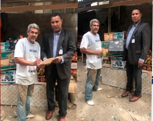 FODEARTE REALIZA ENTREGA DE HERRAMIENTAS AL ARTESANO RANDOLF DÍAZ