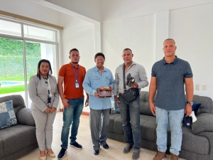 DIRECTOR GENERAL DE FODEARTE VISITA EMBAJADA DOMINICANA EN NICARAGUA