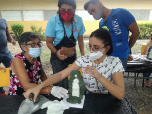 FODEARTE REALIZA JORNADAS DE TALLER DE ESPECIALIZACIÓN EN TÉCNICA DE MOLDE, COMUNIDAD DE MONCIÓN
