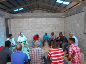 Reunión en la Plaza Artesanal de San Cristóbal