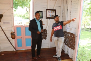 DIRECTOR GENERAL DE FODEARTE VISITA EL MUSEO TAÍNO MAGUÁ